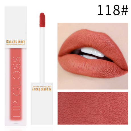 Romantic Beauty Velvet Matte Lip Glaze Non-Stick Lip Gloss - V.I.P Digital Presence