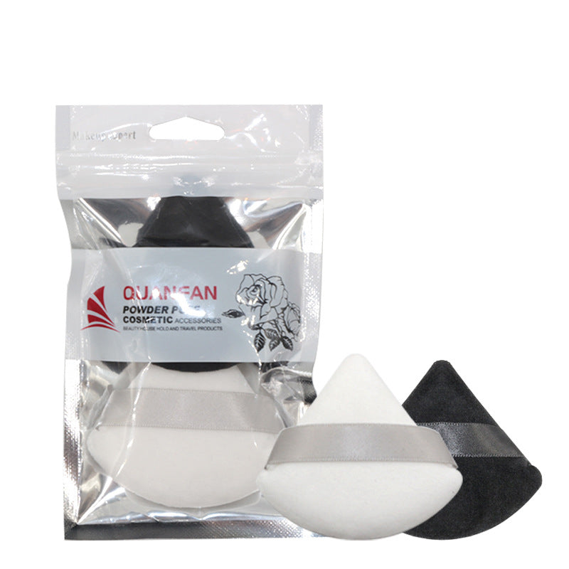 Triangle Dry Powder Puff Fiber Crystal Cotton Delicate On Makeup Beauty Tools Powder Puff - V.I.P Digital Presence