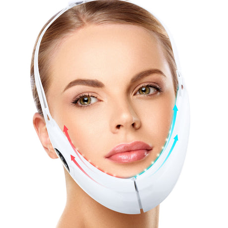 Micro Current Color Light V Face Instrument Tightening Beauty Instrument Hot Compress Lifting Face Slimming Instrument - V.I.P Digital Presence