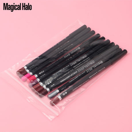 Magical Halo Easy To Color Lip Liner / Eyeliner 10 Colors Waterproof Lip Pencil That Lasts Makeup And Does Not Fade - V.I.P Digital Presence