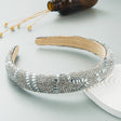 Hair Hoop Fashion New Design Shiny Gypsophila Thin Sponge Headband Korean High-End High-Skull Top Hair Accessories - V.I.P Digital Presence