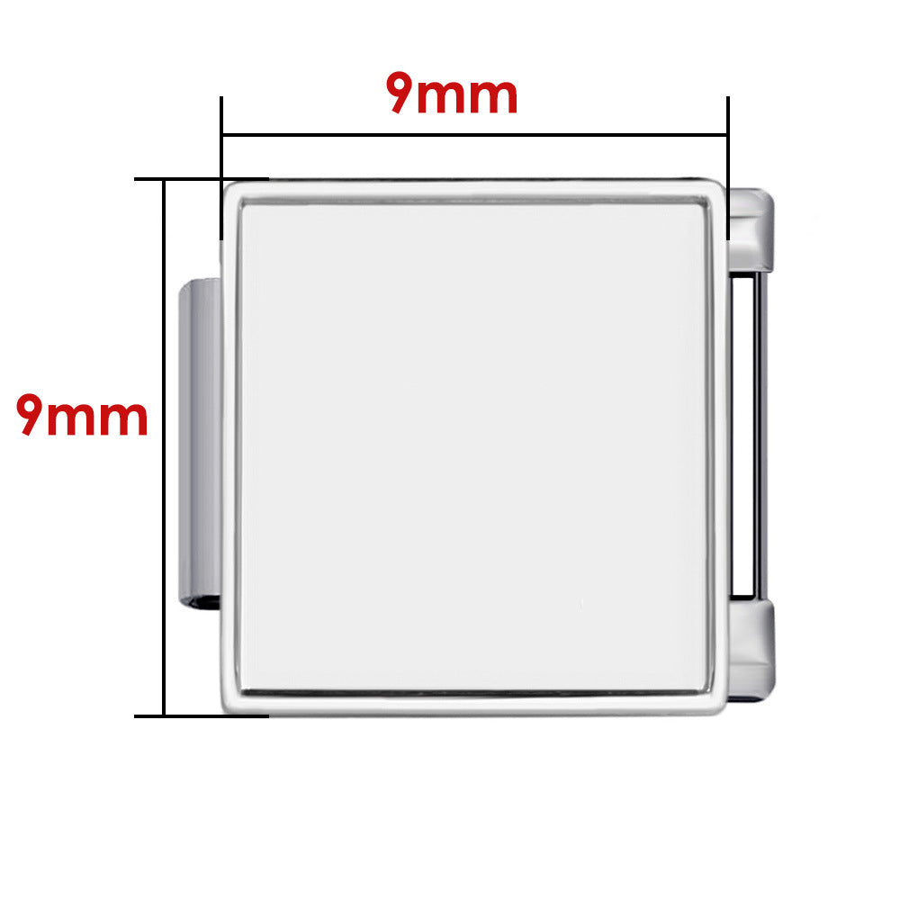 DIY Personalized Photo Picture Frame Making Titanium Steel Watch Band Chain Fashion Splicing Modular Bracelet - V.I.P Digital Presence