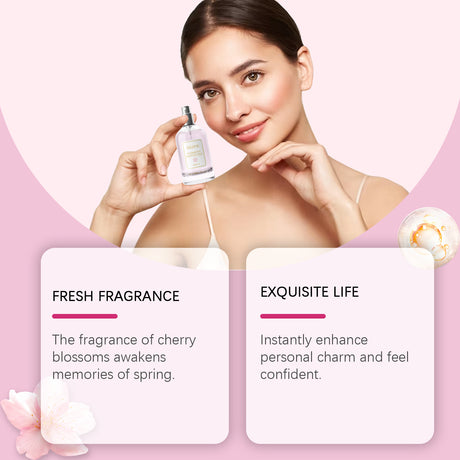 Cherry Blossom Body Hair Eau De Parfum Spray Elegant Fresh Dating Atmosphere Natural Niche Eau De Parfum Spray - V.I.P Digital Presence