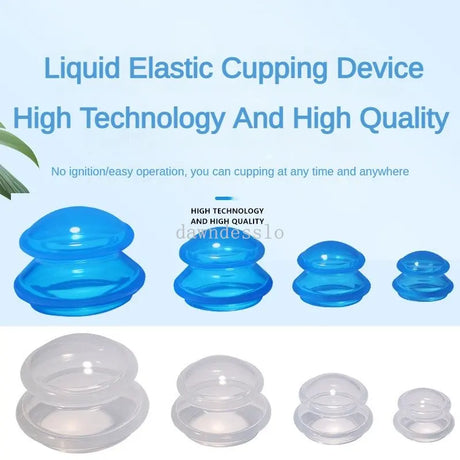 Silicone Cupping Set Suction cups Vacuum Suction Jars Therapy Slimming Body Face Massage Cupping Anti Cellulite Weight Loss - V.I.P Digital Presence