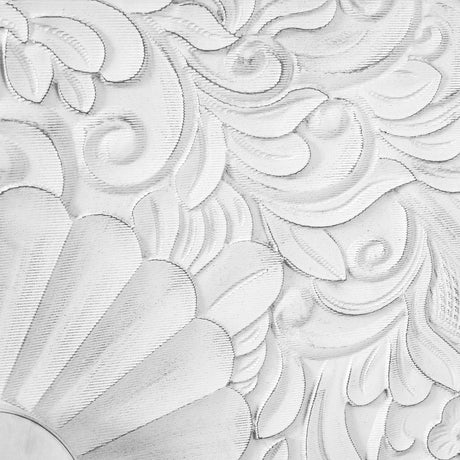 Vintage White Large Faceted Carved And Spliced Doors Combined With Black Frames For TV Stand Table,Sideboards, Accent Cabinets - V.I.P Digital Presence