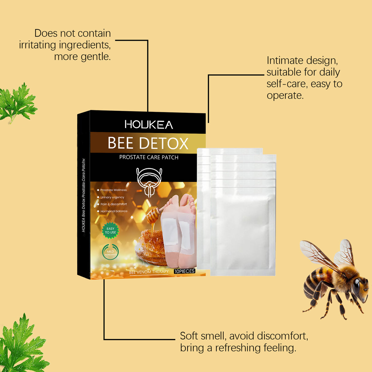 Men's Foot Care Patch Men's Body Care To Relieve Discomfort Daily Massage Moisturizing Repair Patch