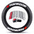 [One-piece set] Tire letter sticker one-piece set One-piece set Suitable for 4 tires No accessories included - V.I.P Digital Presence