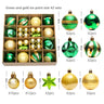 Christmas decoration 6cm electroplated ball plastic ball special-shaped painted Christmas ball gift Christmas tree pendant - V.I.P Digital Presence