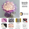New DIY Butterfly Bouquets Handmade Butterfly Flower Material Package Bouquet with Light String Wedding Decor Gift for Girlfrien - V.I.P Digital Presence