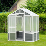 76''x48''x86'' Polycarbonate Greenhouse, Walk-in Outdoor Plant Gardening Greenhouse for Patio Backyard Lawn - V.I.P Digital Presence