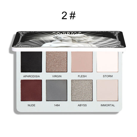 KA CAYLA 8 Colors Eyeshadow Palette EVA Matte Pearl Glitter Eyeshadow Palette - V.I.P Digital Presence
