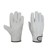 Guantes de barbacoa para picnic al aire libre, de cuero, resistentes al desgaste, con aislamiento térmico y antiescaldaduras.