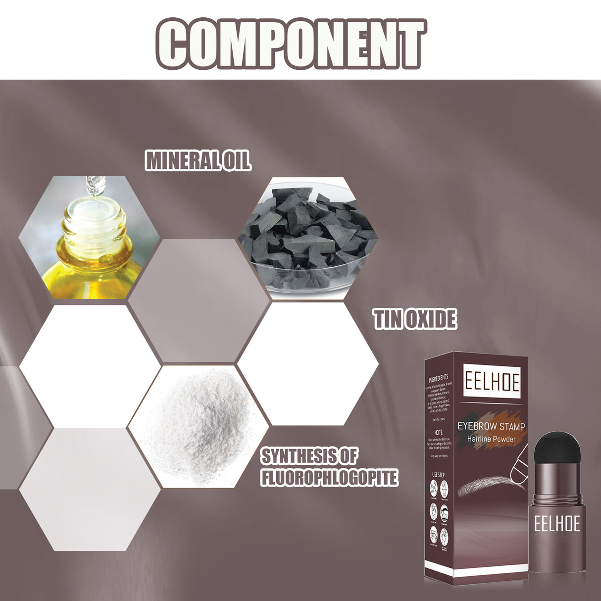 Brow Print Mold Thrash Lazy Eyebrows Fill Makeup Brow Cake Waterproof Hairline Powder - V.I.P Digital Presence