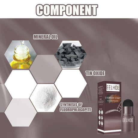 Brow Print Mold Thrash Lazy Eyebrows Fill Makeup Brow Cake Waterproof Hairline Powder - V.I.P Digital Presence