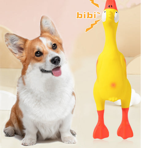 Pet Latex Toy Soft and Durable Latex Squeaky Duck for Small and Medium Dogs - V.I.P Digital Presence