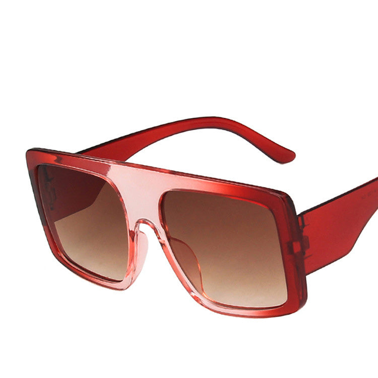 Large Frame Sunglasses Mask New Trend Retro Personality Street Shooting Sunglasses