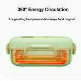 New Smart LCD Temperature Digital Display Insulated Lunch Box Portable Electric Lunch Box Lunch Box Suitable for Outdoor Travel - V.I.P Digital Presence