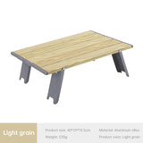 Mesa de picnic plegable, ligera, portátil y ultraligera, de aluminio, para acampar y hacer senderismo al aire libre.