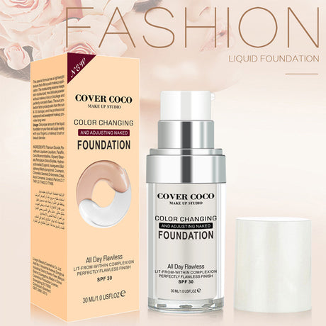 Color Changing Liquid Foundation Temperature Changing Complexion Liquid Foundation Color Changing Brightening Concealer Liquid Bb Cream - V.I.P Digital Presence
