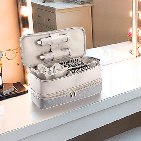 2-Layer Portable Waterproof Case for Hair Stylers (Fit Shark Flexstyle, Dyson Airwrap, Revlon etc.) - V.I.P Digital Presence