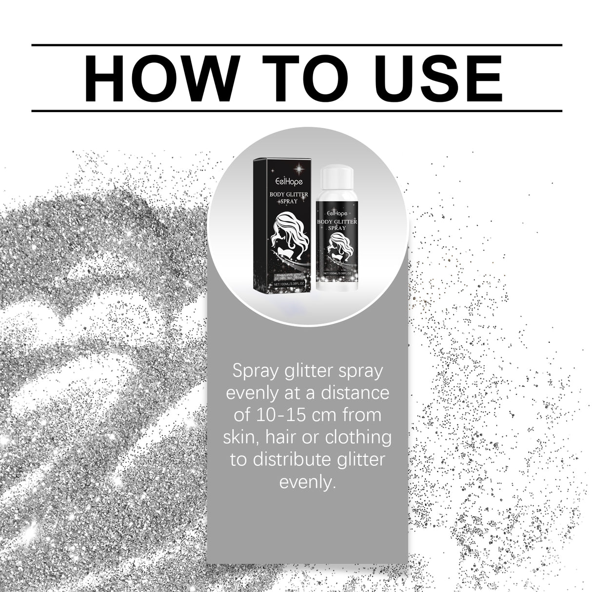 Body Flash Spray, Face Body Star Flash Party Highlight Focus Flash Spray - V.I.P Digital Presence