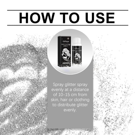 Body Flash Spray, Face Body Star Flash Party Highlight Focus Flash Spray - V.I.P Digital Presence