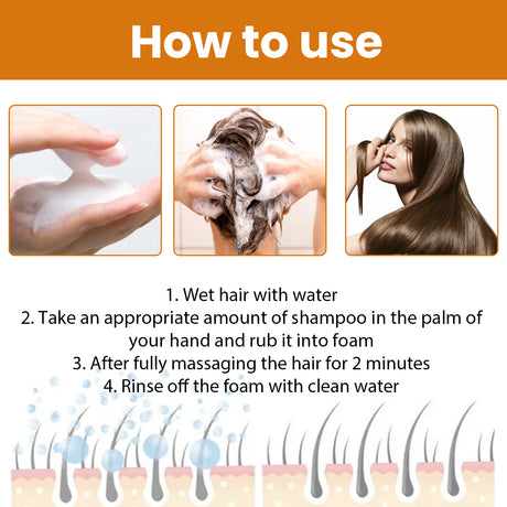 Rice Dense Hair Shampoo Deep Clean Thick Hair Moisturizing Hair Root Solid Hair Care Shampoo - V.I.P Digital Presence