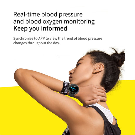 COLMI V23 Women Smart Watch Full Touch Fitness Tracker IP67 Waterproof Blood Pressure Smart Clock Men Smartwatch - V.I.P Digital Presence