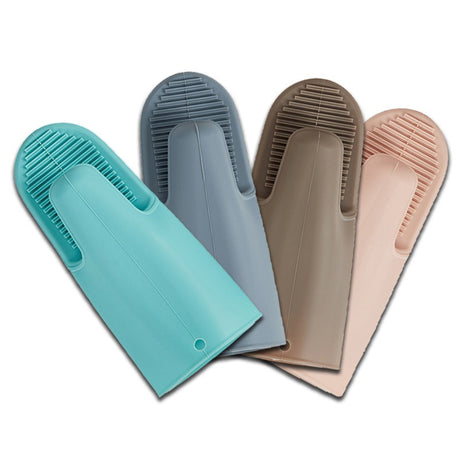 Microwave oven hand clip baking gloves, large, thick, heat-resistant, elongated, non slip, oven specific gloves - V.I.P Digital Presence