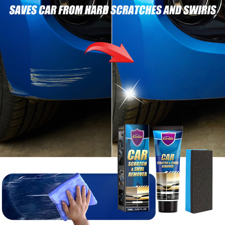 Car Scratch Repair Cream, Car Maintenance Refurbishment Paint Scratches Scratches Polishing Paint Repair Paste - V.I.P Digital Presence