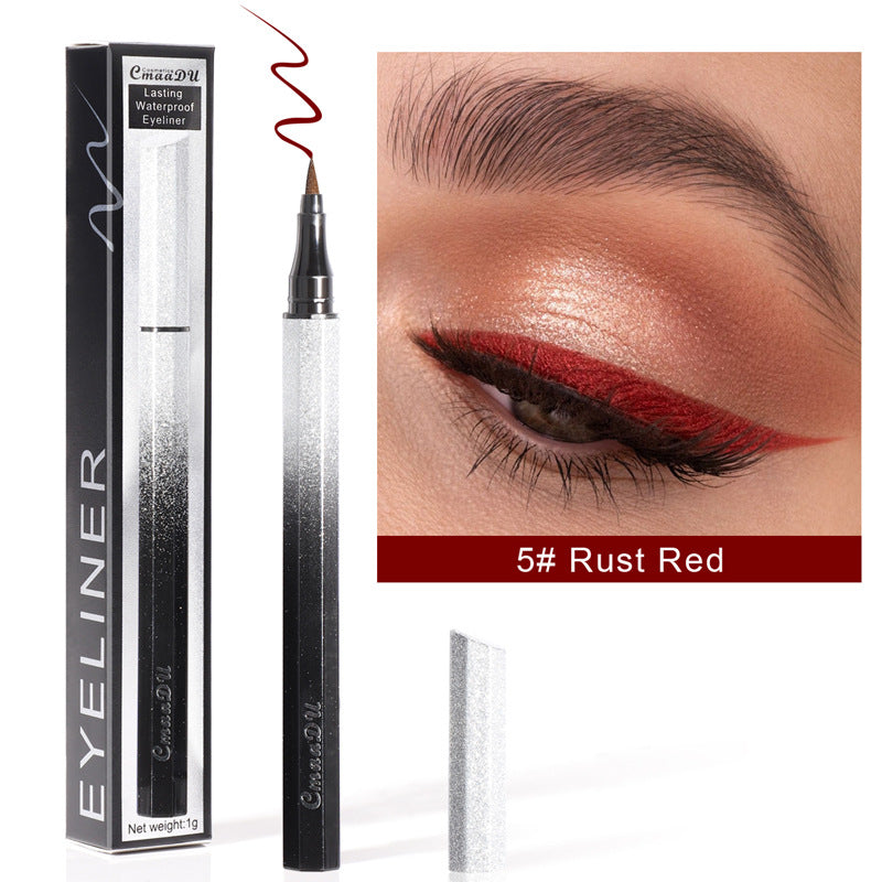 CmaaDu Eyeliner Pencil Waterproof Sweatproof Not Smudged Cool Black Starry Sky Thin Head Eyeliner - V.I.P Digital Presence