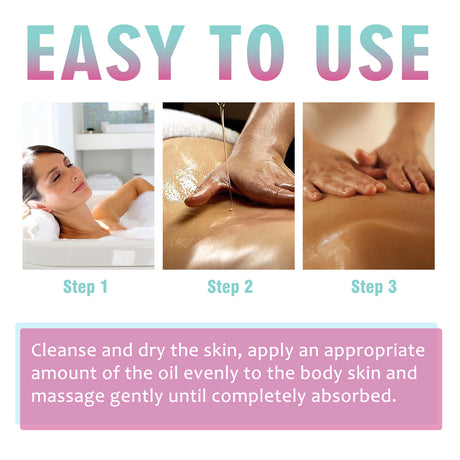 Body Oil, Skin Moisturizing Delicate Firming Skin Relaxing Body Muscle Massage Essence Oil - V.I.P Digital Presence