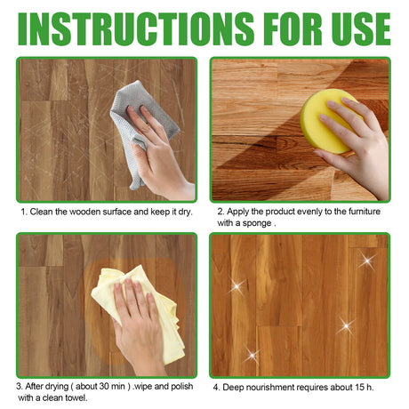 Wood Scratch Repair Beeswax, Solid Wood Floor Furniture Waxing Repair Scratch Repair Beeswax - V.I.P Digital Presence