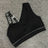 New Letter Cut Out Sports Bra Women Fitness Yoga Push up  Gym Padded Sports Top Athletic Sexy  Workout Running Clothing P165 - V.I.P Digital Presence