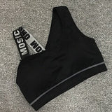 New Letter Cut Out Sports Bra Women Fitness Yoga Push up  Gym Padded Sports Top Athletic Sexy  Workout Running Clothing P165 - V.I.P Digital Presence