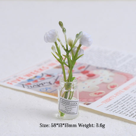 Multicolor three-dimensional luminous vase, creative handmade DIY cream glue accessories, resin small parts - V.I.P Digital Presence