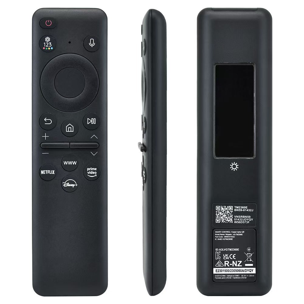 Samsung Solar Bluetooth Voice TV Remote Control BN59-01385A Upgraded Premium Version - V.I.P Digital Presence