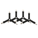 Bedding Article Accessory 4pcs  Nylon Buckle Elastic Band Non Slip Sheet Fixer Holder for Bed sheets Practical Bedspread