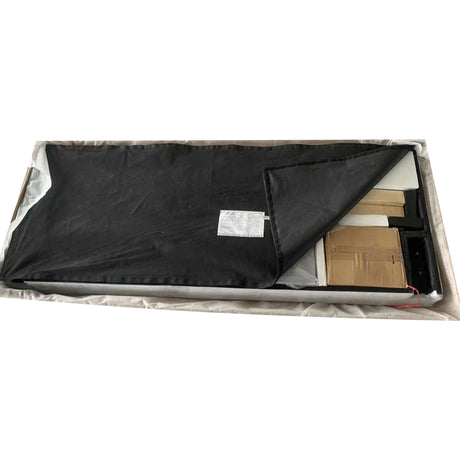 King Size Upholstered Platform Bed Frame with Button Tufted Linen Fabric Headboard Gray - V.I.P Digital Presence