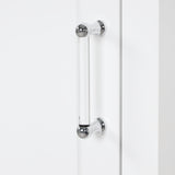Tall bathroom storage cabinet with two drawers and adjustable shelves for independent storage - V.I.P Digital Presence