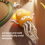 Creative Dancing Squid: auto-sense, obstacle-avoid e-pet with music, lights, rechargeable & interactive gift. - V.I.P Digital Presence