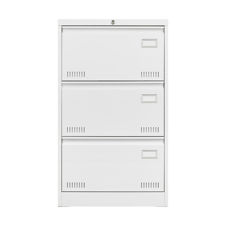 Filing Cabinet Lateral File Cabinet 3 Drawer White Filing Cabinets with Lock - V.I.P Digital Presence