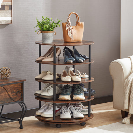 4-Tier Revolving Shoe Rack Storage Organizer - V.I.P Digital Presence
