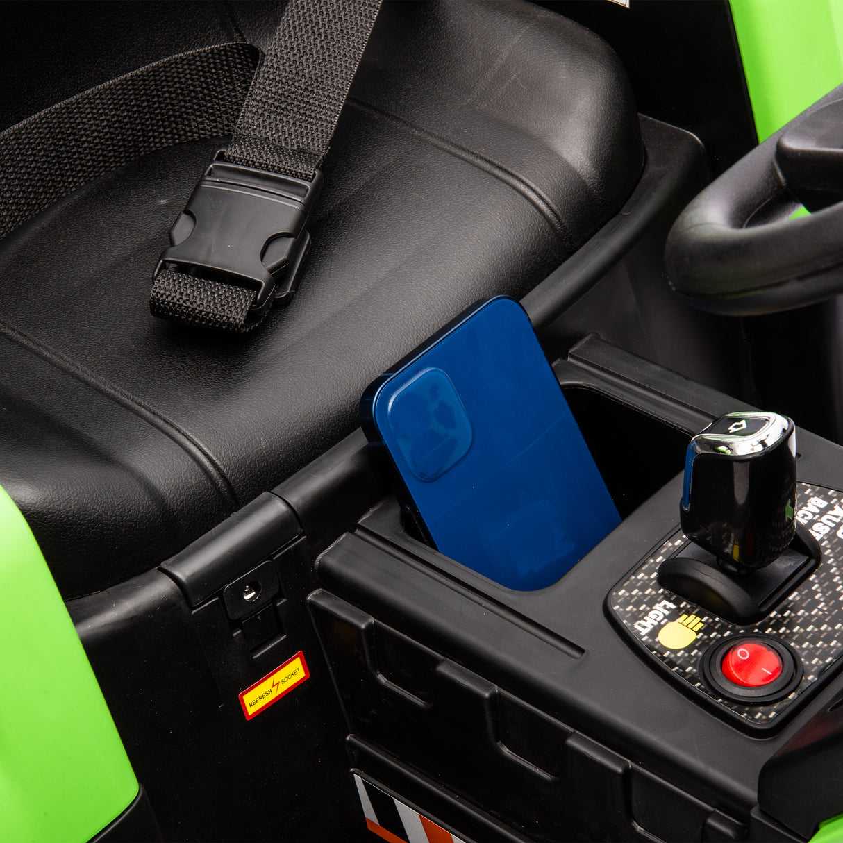 Children's electric tractor toy, powered by 24V battery, 200w * 2 motor 1.86-4.97MPH/remote control three speed adjustable - V.I.P Digital Presence