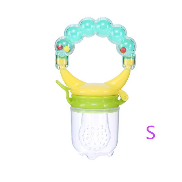 Hot Sale 1 Pcs Food Baby Pacifiers Nipple Pacifiers for Baby Fruit Feeder Nipples Feeding Safe Pacifier Hand Bell Toy - V.I.P Digital Presence