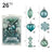 Christmas Ball Set 6cm Painted Alien Ball Powder Snowflake Set Box Christmas Supplies - V.I.P Digital Presence