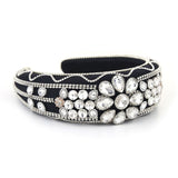 Baroque wide brimmed full diamond headband - V.I.P Digital Presence