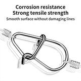 100PCS Stainless Steel Fishing Swivels – Corrosion-resistant for lures/hooks, saltwater/freshwater. - V.I.P Digital Presence