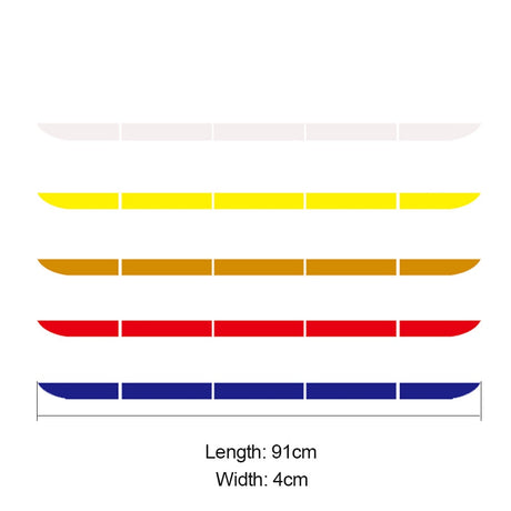 5pcs/set Car Reflectante Reflector Sticker 91*4 Car Body Trunk Exterior Auto Accessories Reflective Tape Reflex Exterior Warning - V.I.P Digital Presence