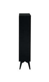 Shoe Cabinet , Shoe storage shelves, Black - V.I.P Digital Presence